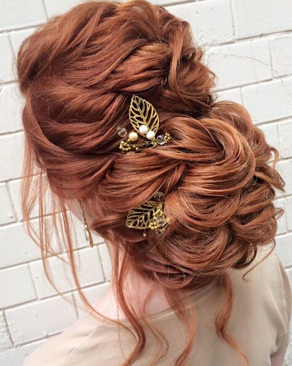 Long wedding updos and hairstyles from Elstile 