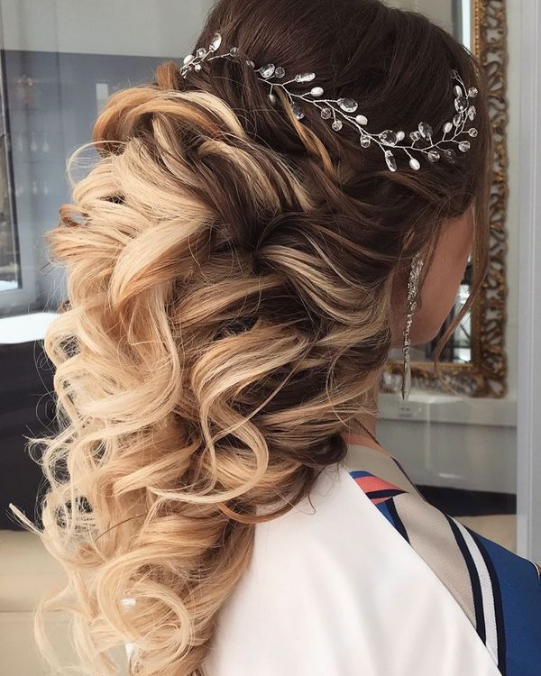 Long wedding updos and hairstyles from Elstile 