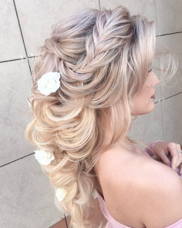 Long wedding updos and hairstyles from Elstile 