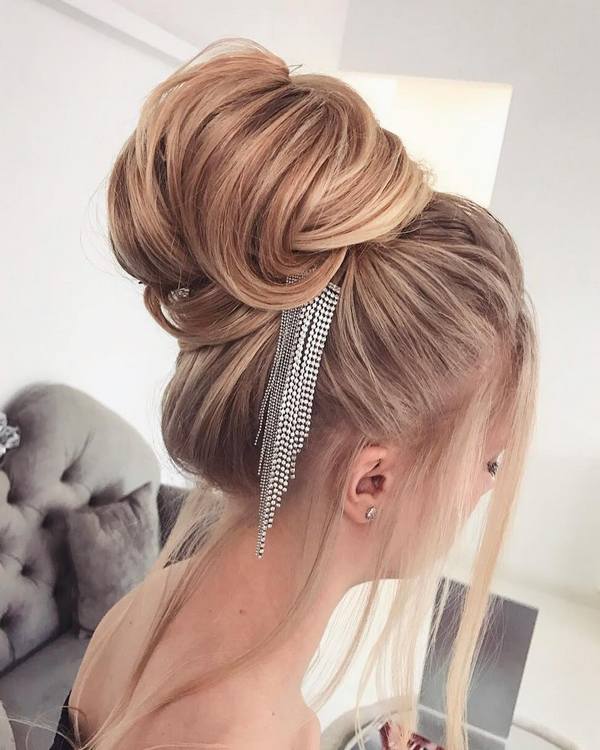 Long wedding updos and hairstyles from Elstile 