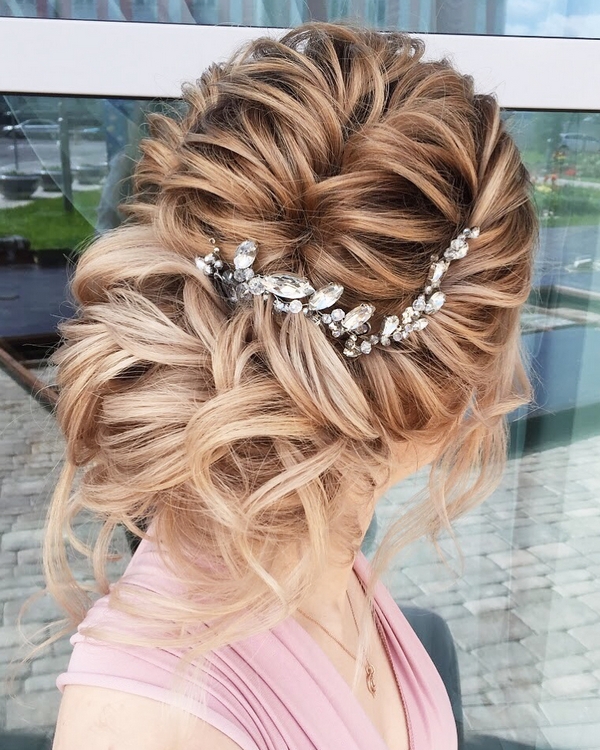 Long wedding updos and hairstyles from Elstile 