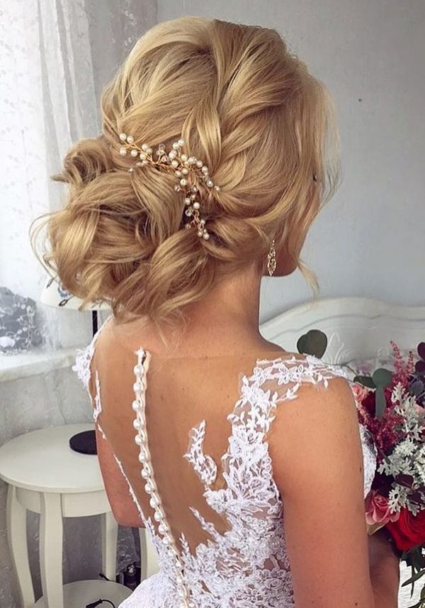 Long wedding updos and hairstyles from Elstile 62