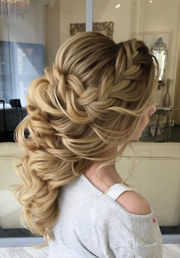 Long wedding updos and hairstyles from Elstile 