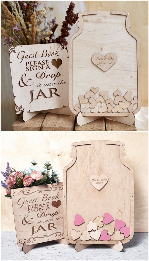 Wedding Guest Book Drop Box