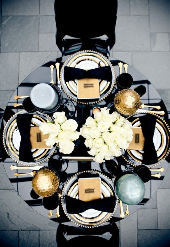 Gorgeous formal table setting