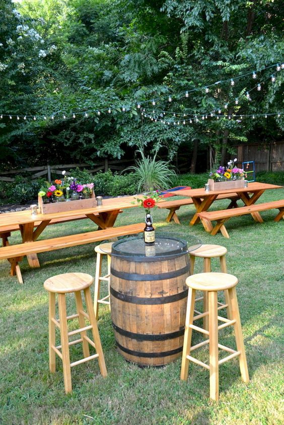 Intimate Backyard Outdoor Wedding Ideas