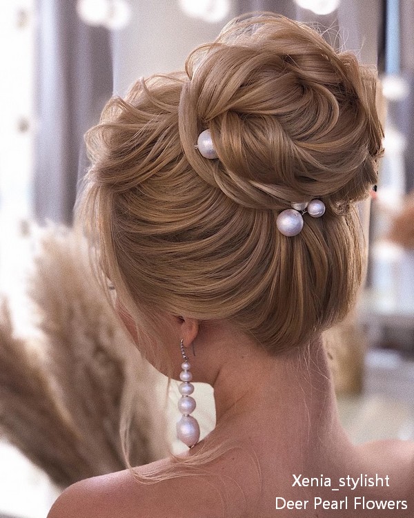Long wedding hairstyles and updos from xenia_stylist