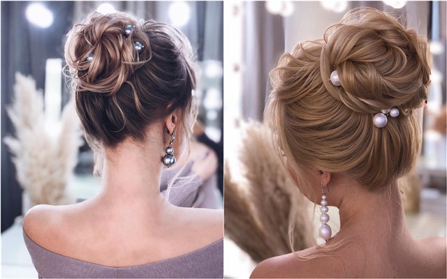 Long wedding hairstyles and updos from xenia_stylist