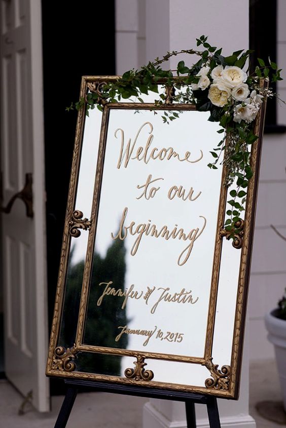 20 Vintage Welcome Wedding Sign Ideas - Deer Pearl Flowers