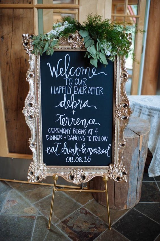 20 Vintage Wedding Sign Ideas Deer Pearl Flowers
