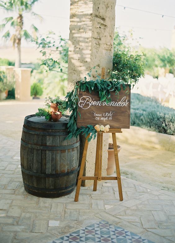 wedding welcome sign