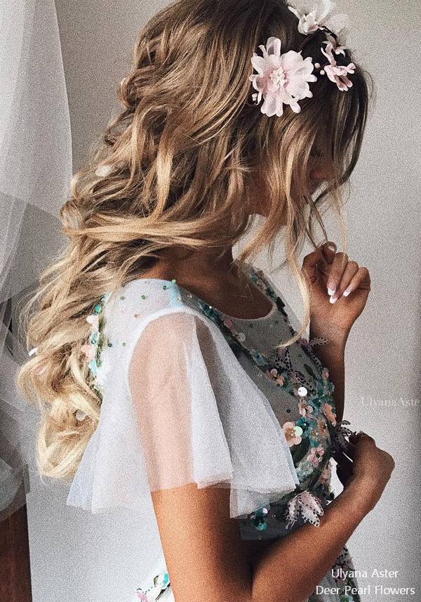 Ulyana Aster Long Wedding Hairstyles
