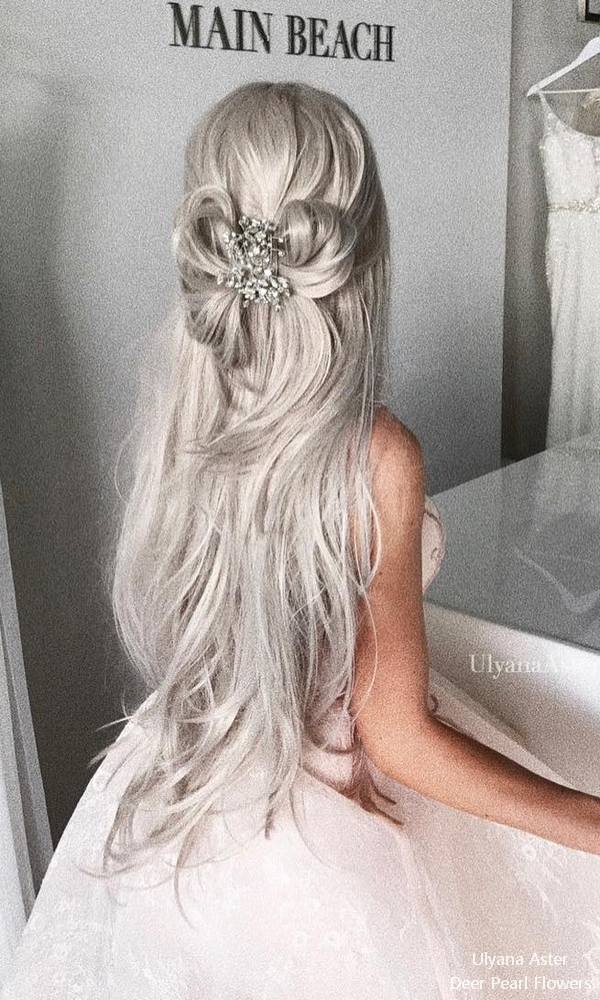 Ulyana Aster Long Wedding Hairstyles