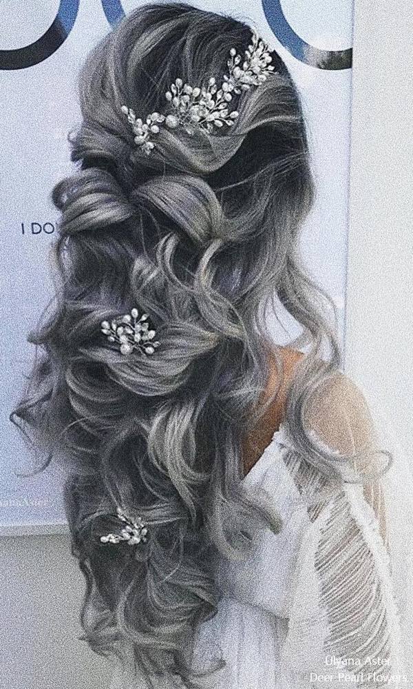 Ulyana Aster Long Wedding Hairstyles