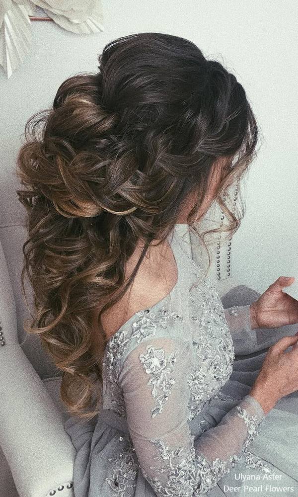 Ulyana Aster Long Wedding Hairstyles