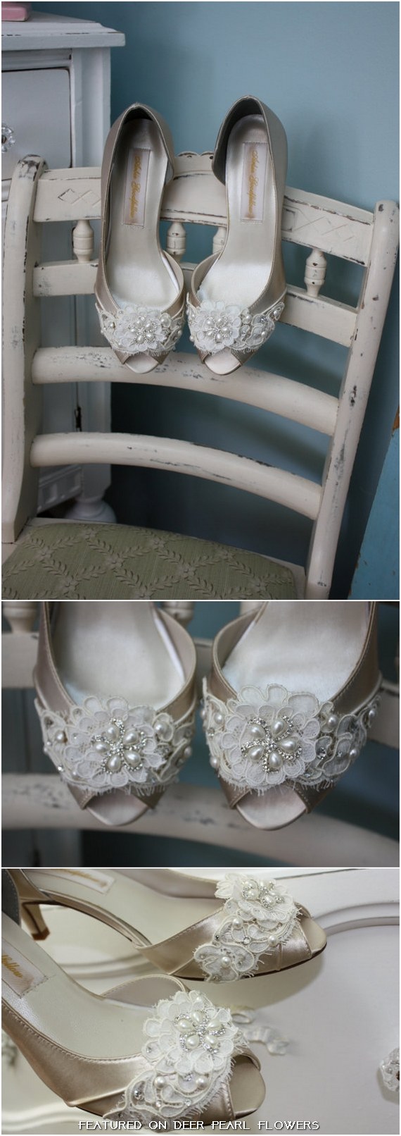 Vintage Lace Bridal Shoes