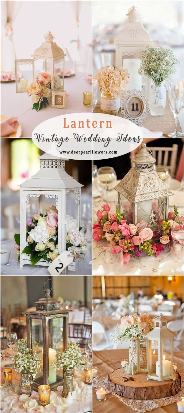 Vintage lantern wedding decor ideas