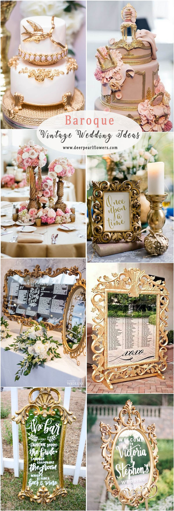 Top 10 Vintage Wedding Trend Ideas for 2019 3 vintage baroque wedding ideas