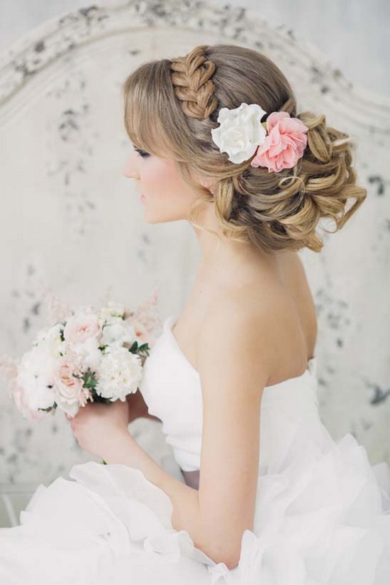 Art4studio long braided wedding hairstyle