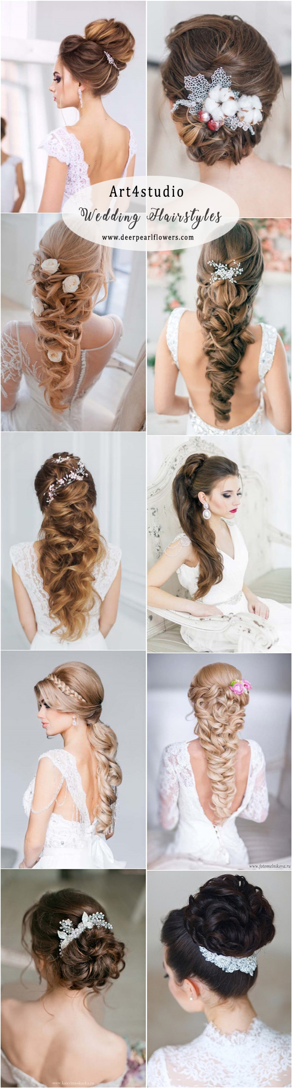 Art4studio long wedding hairstyles and wedding updos