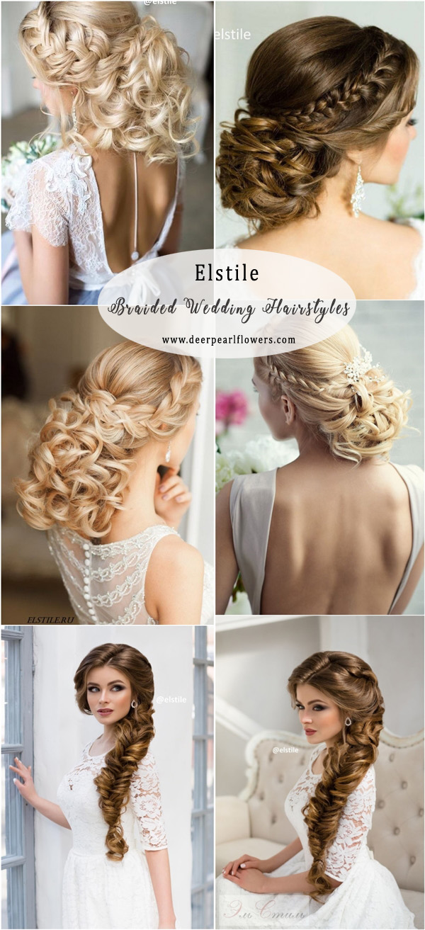 Elstile Long Braided Wedding Hairstyles