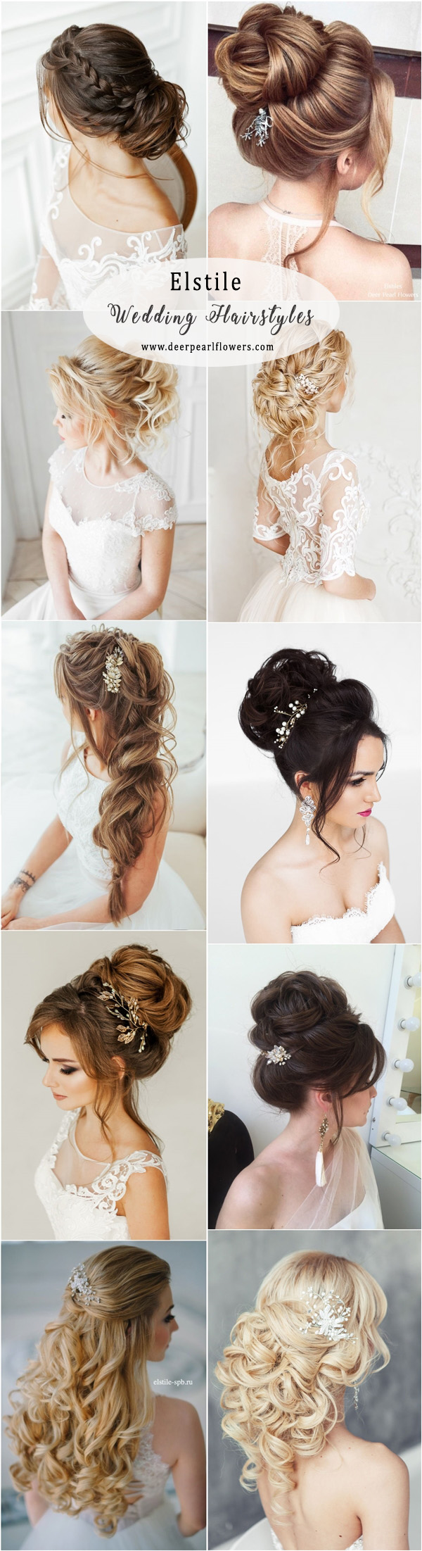 Elstile wedding hairstyles updos for long hair