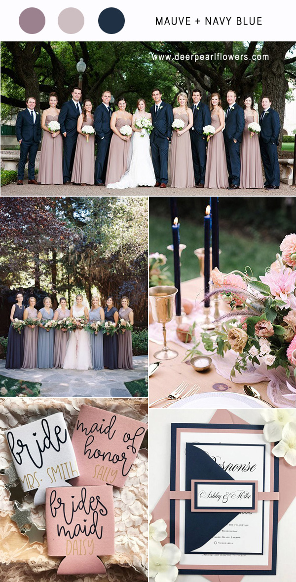 Best 6 Mauve Wedding Color Combos for 2018 | Deer Pearl Flowers