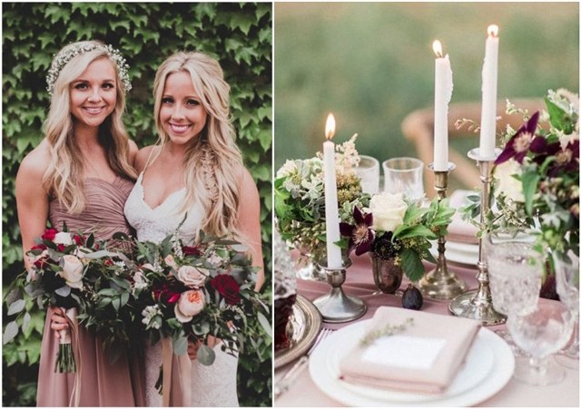 Mauve wedding color ideas