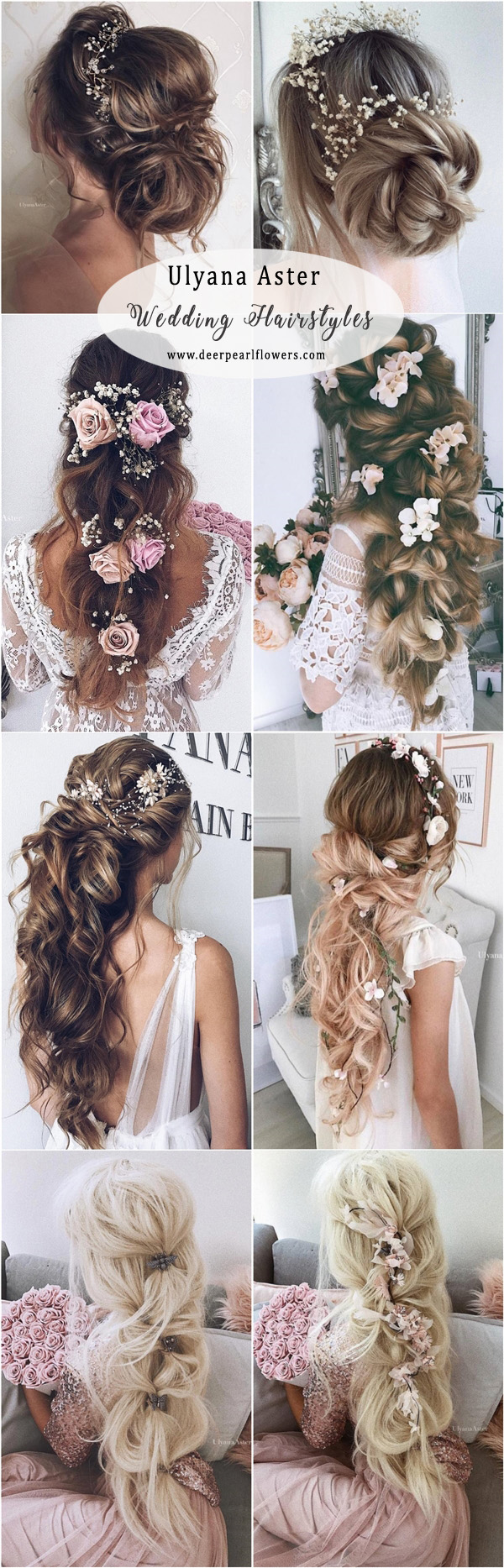 Ulyana Aster Long Wedding Hairstyles