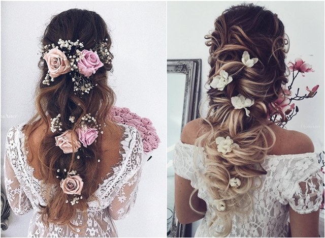 Ulyana Aster Long Wedding Hairstyles