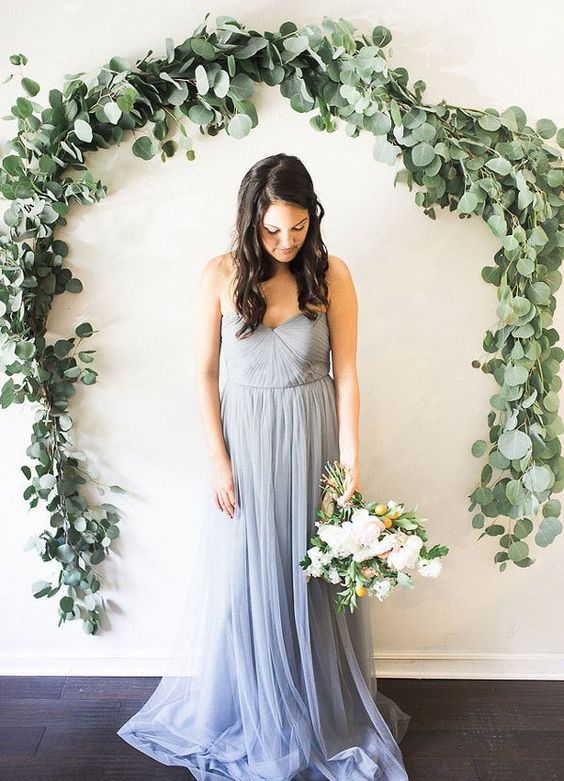 Eucalyptus Wedding Backdrop Ideas