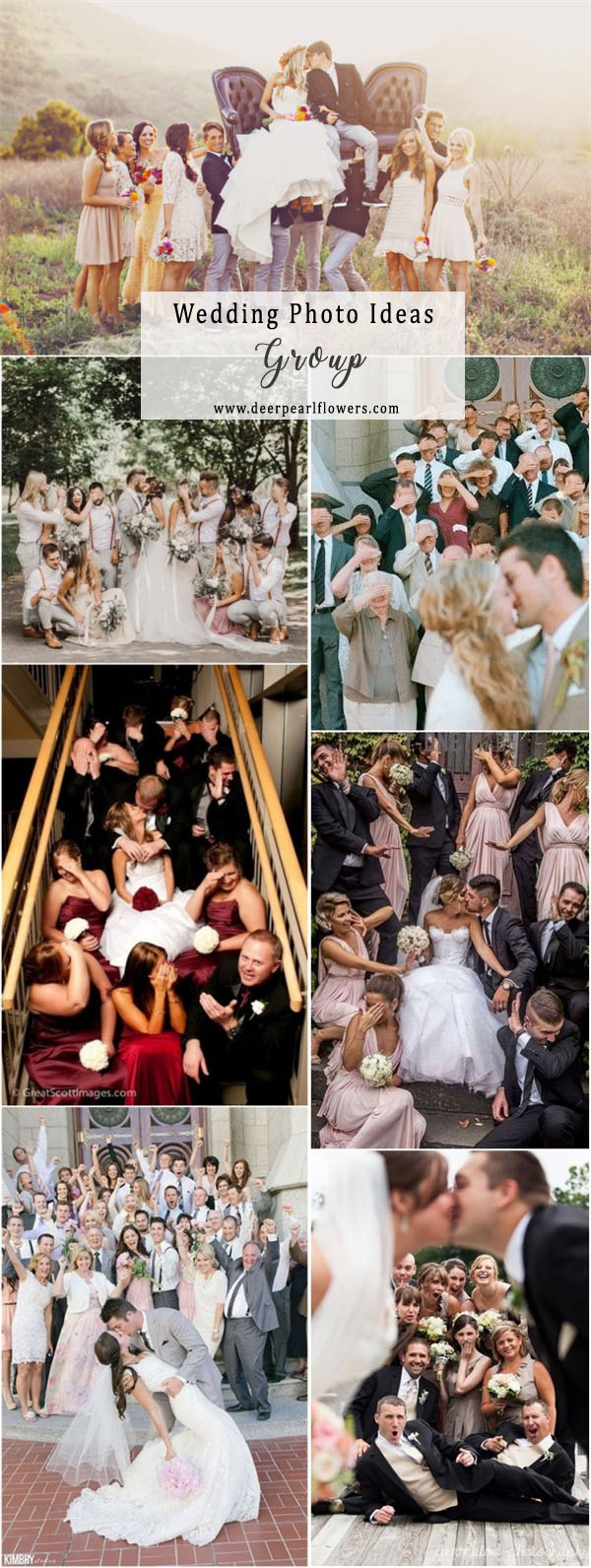 Wedding group photo ideas and poses