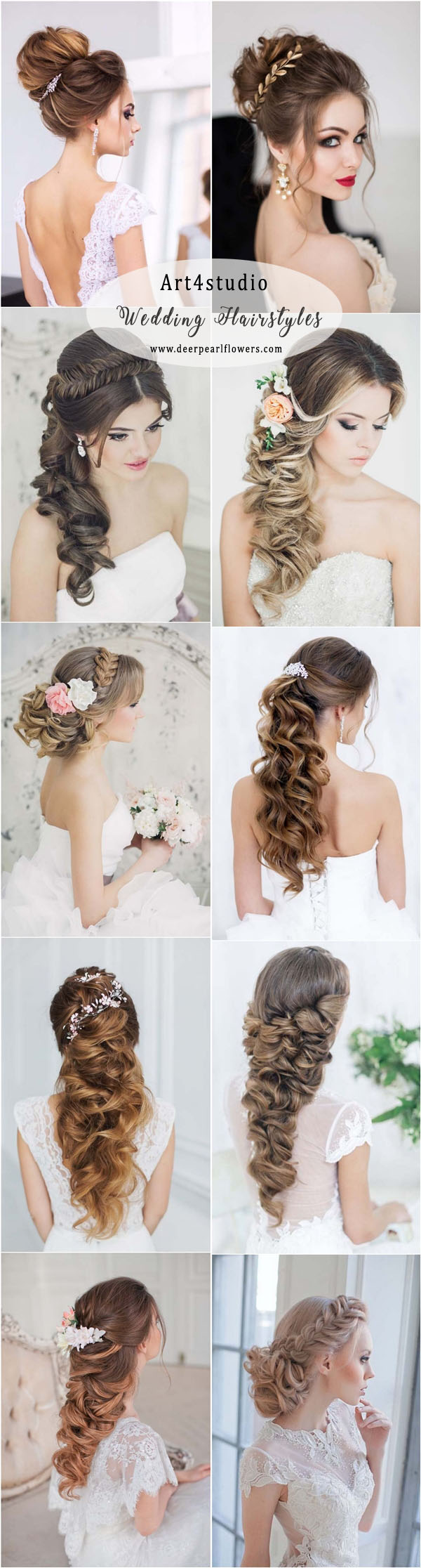 Art4studio long wedding hairstyles and updos