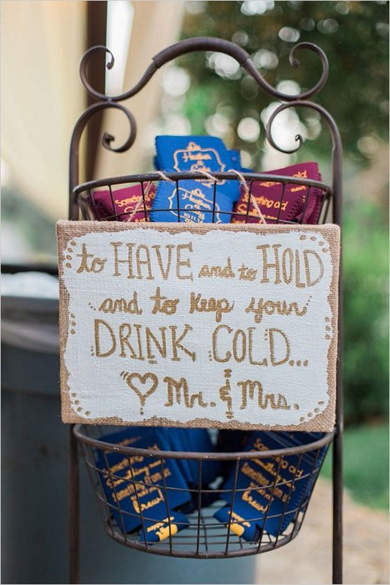 Custom cozie drink station