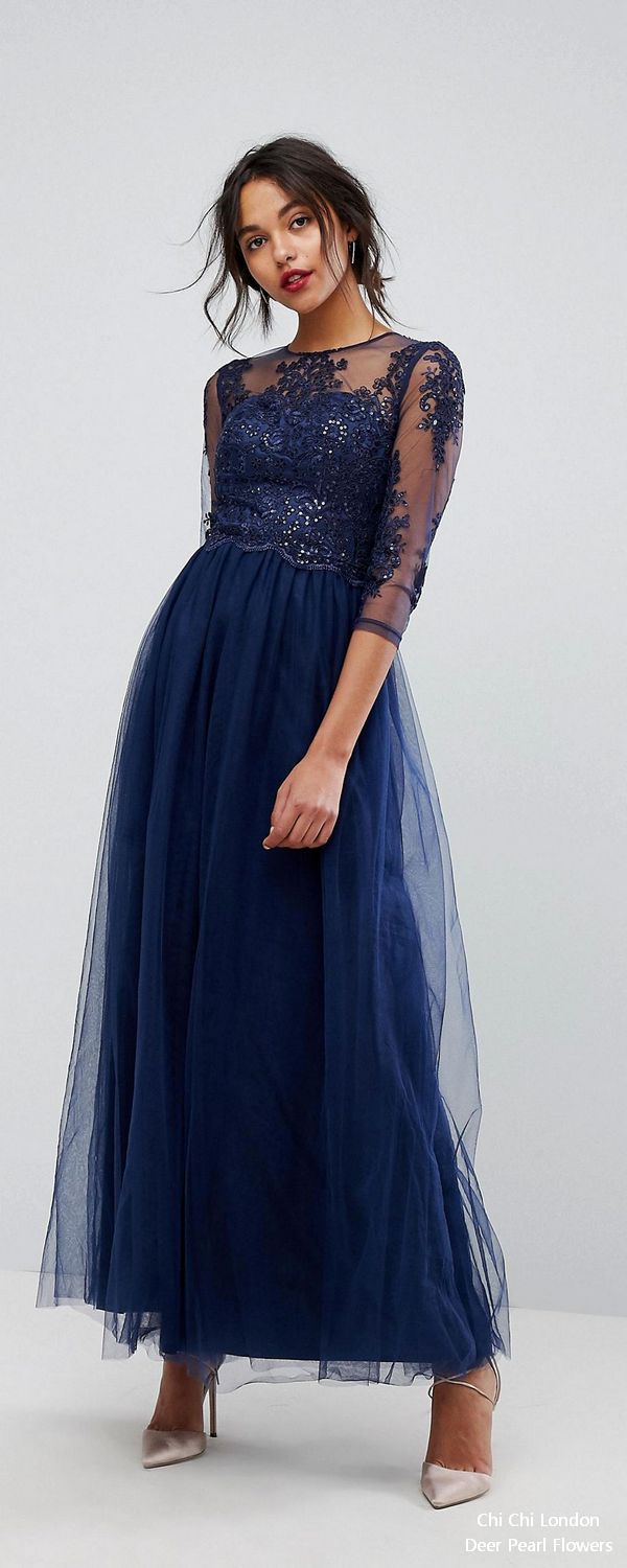 High Neck Maxi Prom Dress With Cut Out Lace Back Detail 8969085