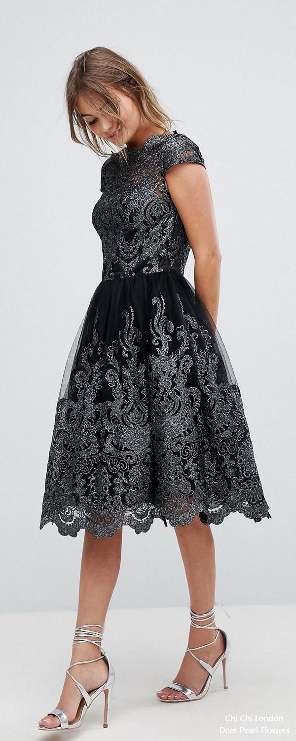 Premium Lace High Low Dress 8779116-3