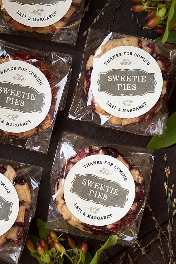 Sweetie Pie Wedding Favors