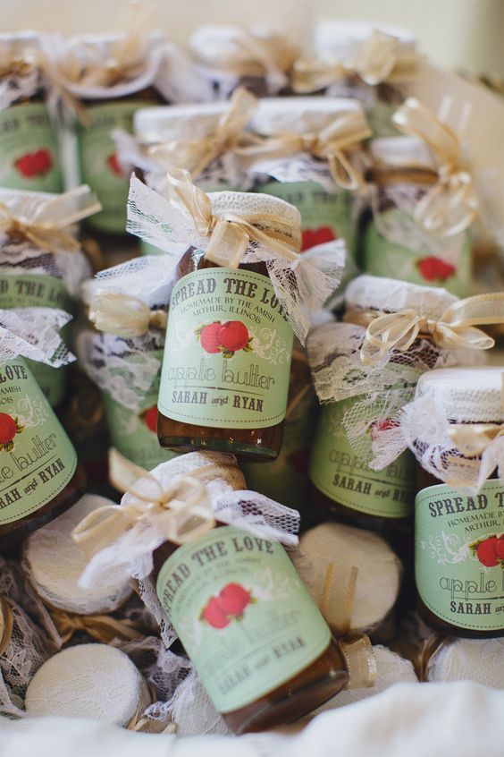 rustic fall wedding favor