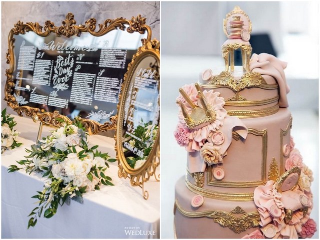 vintage baroque wedding decor ideas
