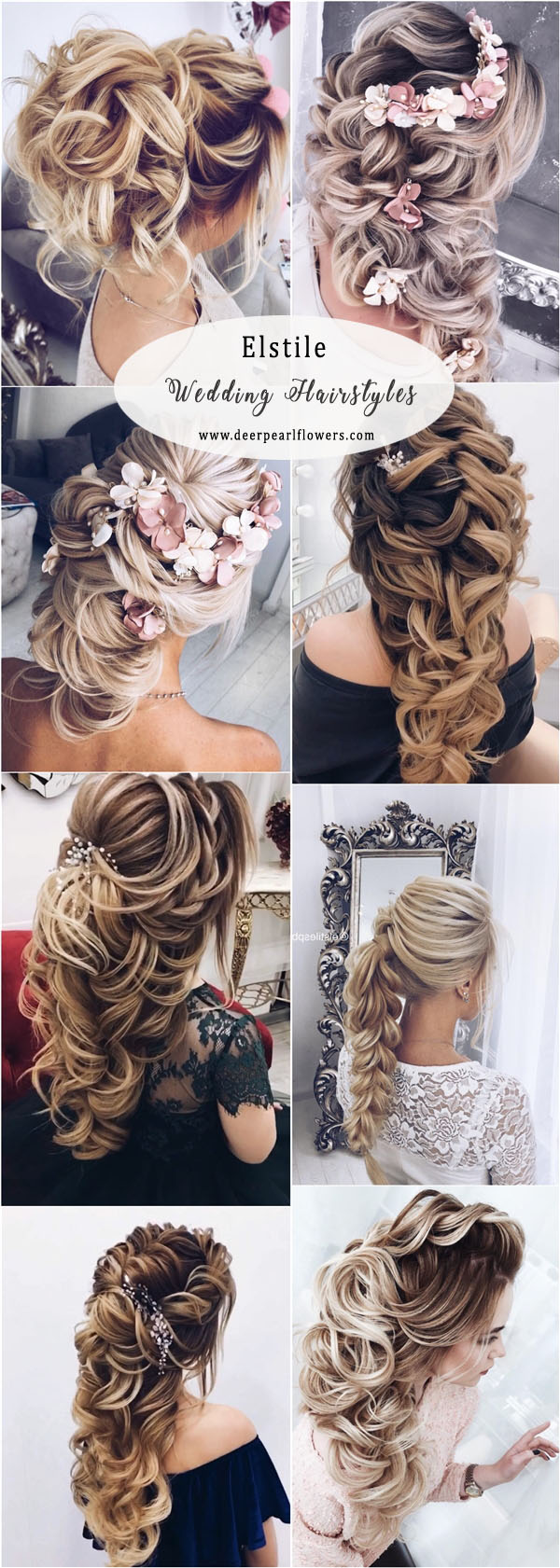 Elstile long wedding hairstyles