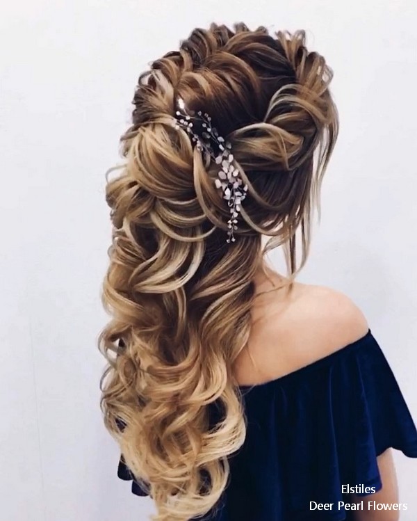 Elstiles long wedding hairstyles for bride