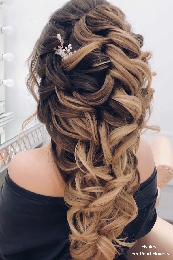 Elstiles long wedding hairstyles for bride