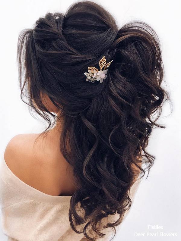 Elstiles long wedding hairstyles for bride