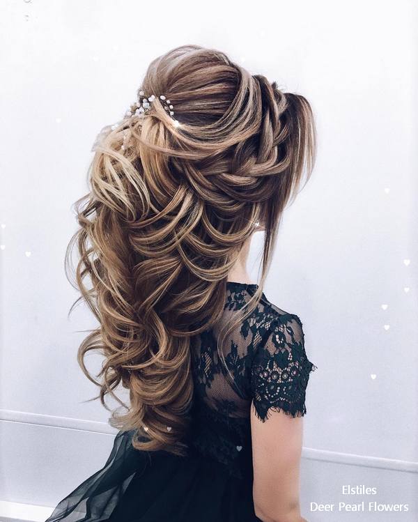 20 Long Wedding Hairstyles for Bride from Elstiles Deer 20 Long Wedding Hairstyles for Bride from Elstiles Deer