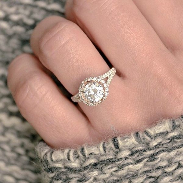 James Allen Diamond Engagement Ring 17098W14
