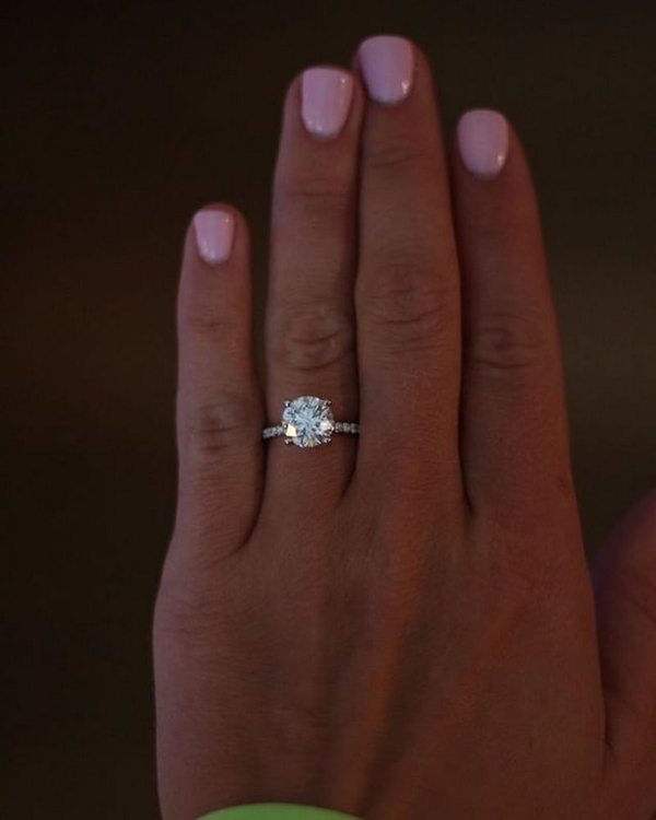 James Allen Diamond Engagement Ring 17471P