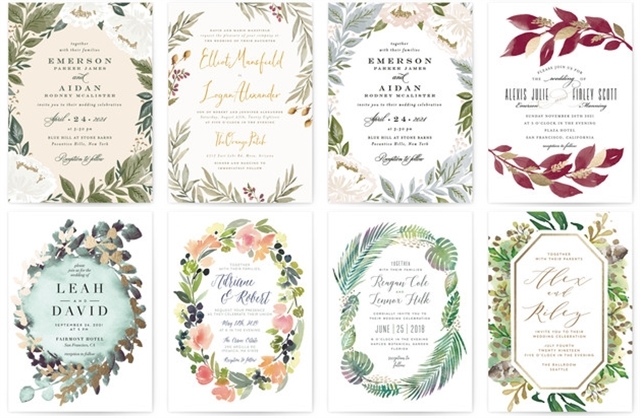 Minted wedding invitations