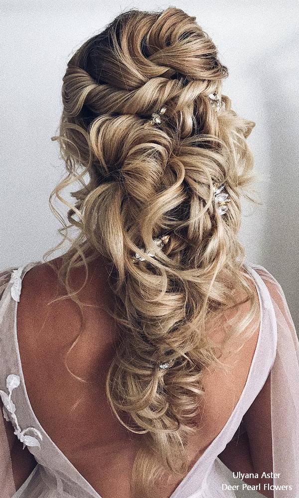 Ulyana Aster Long Bridal Hairstyles for Wedding