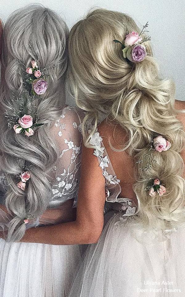 Ulyana Aster Long Bridal Hairstyles for Wedding