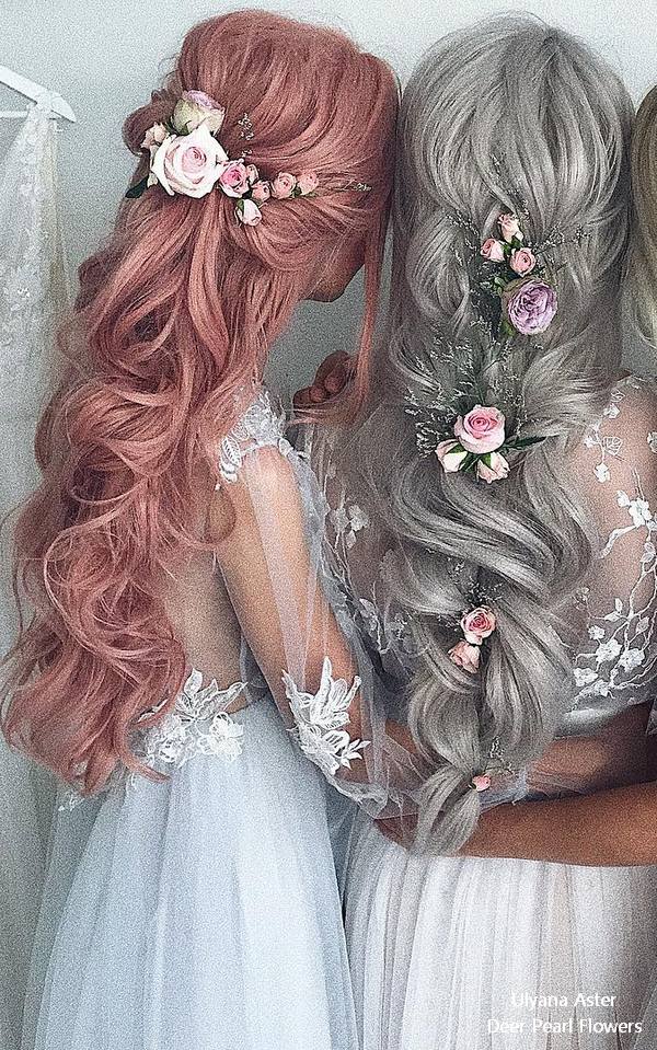 Ulyana Aster Long Bridal Hairstyles for Wedding